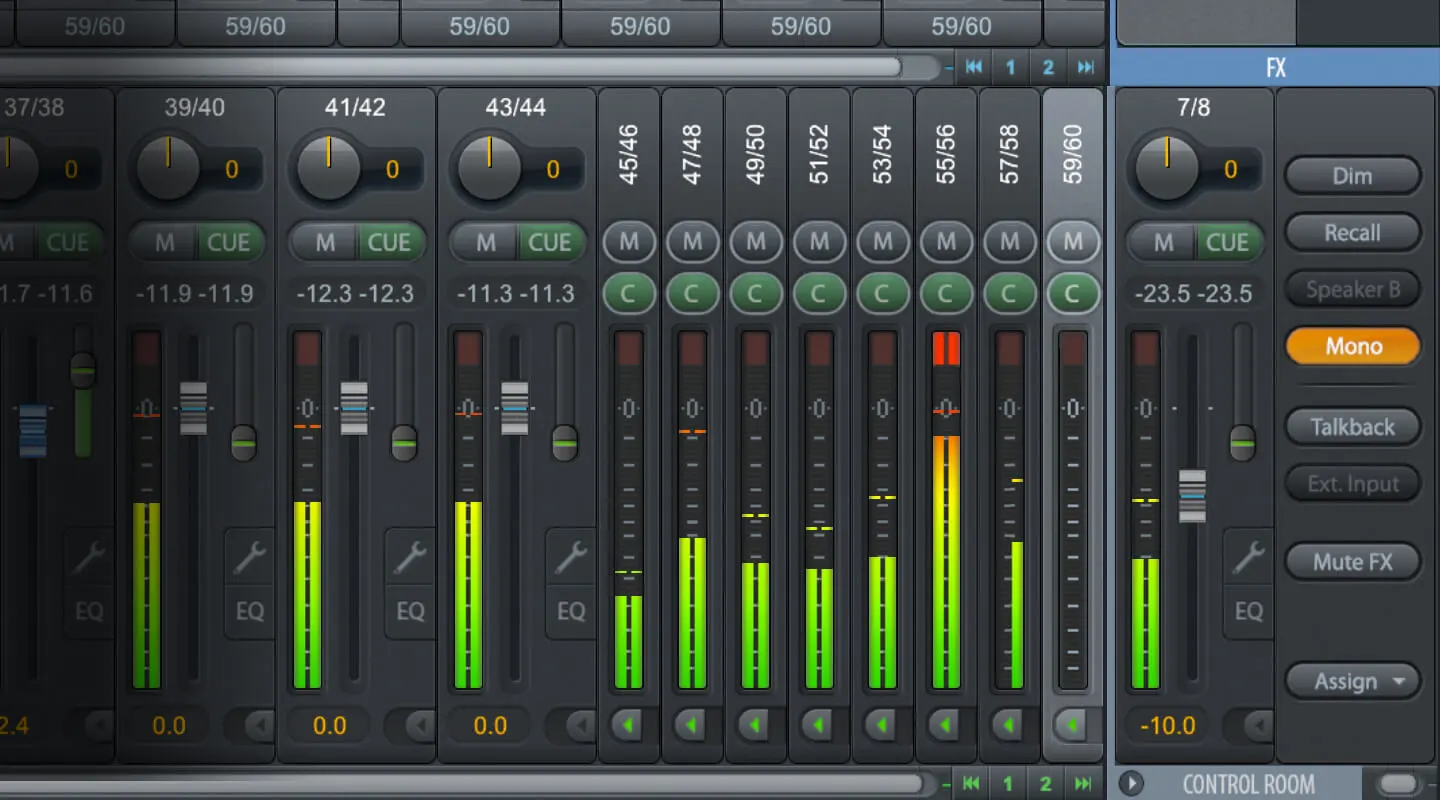 TotalMix Control Room