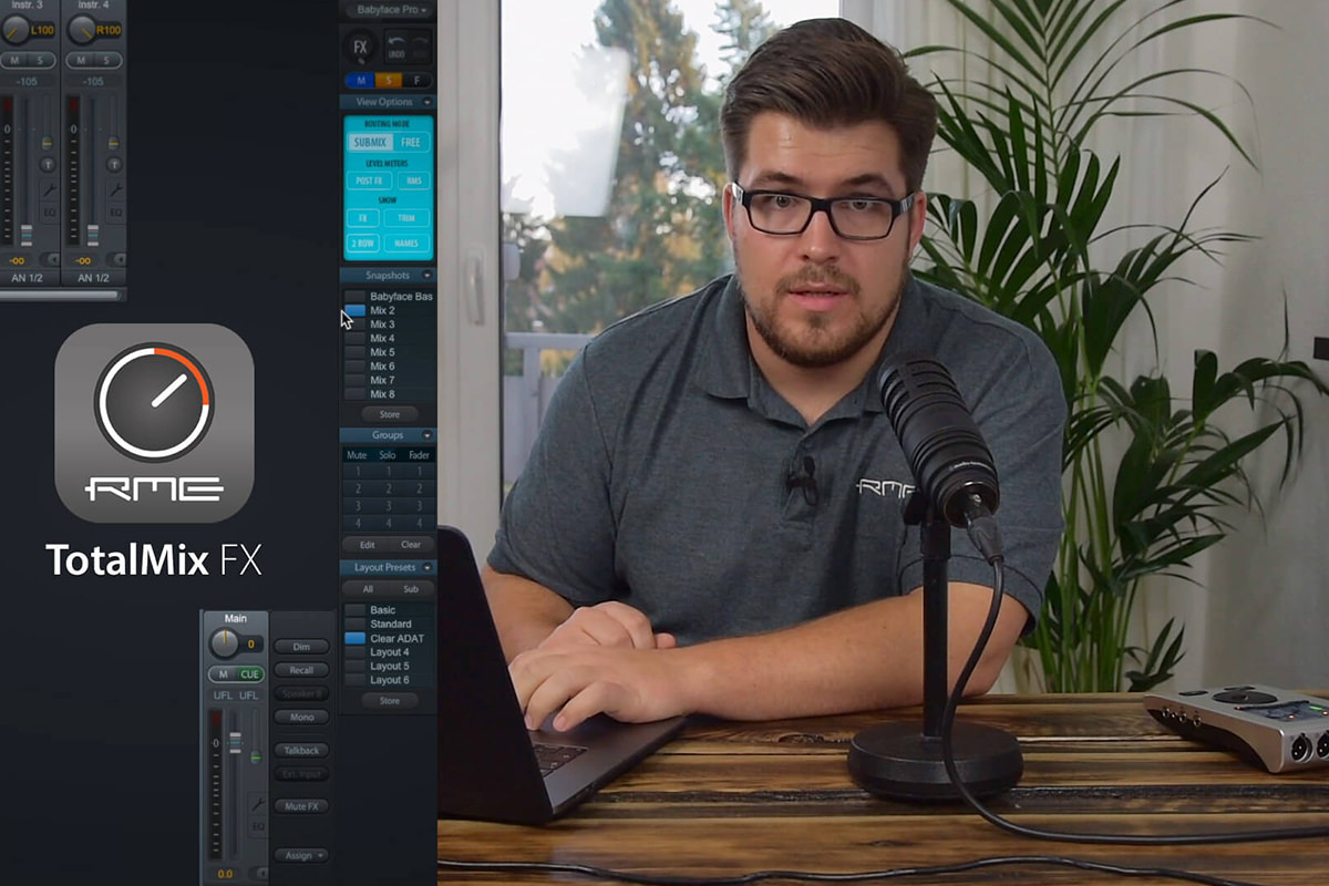 Einstieg TotalMix FX - Routing &amp; Layout Basics